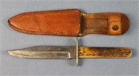 Vintage Bowie Knife w/ Sheath