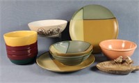 11 pc. Pottery incl. Bowls & Plates