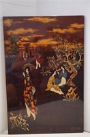 Lovely Lacquer art panel