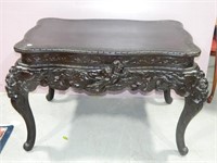 Heavily Carved Asian Desk w/ Dragons & Faces