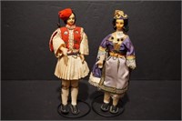 Vintage doll pair