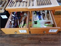 Contents of (2) Drawers -  Utensils and Organizer