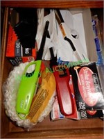 Contents of Drawer - Lighters, Filters, Foil, Misc