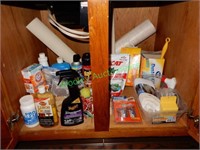 Contents of Cabinet Under Stove