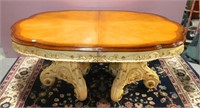Heavily Carved French Dining Table