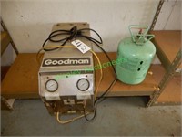 Refrigerant Recovery Unit and Tank Goodman