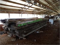 Wood Beams (25 +/-) Approx 20' L