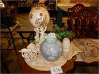 Decorative Items On Top of Marble Top Table