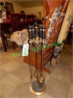 Fireplace Tool Set On Stand
