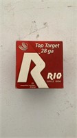 New box of 25 Top Target 28 gauge competition
