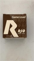 New box of 25 Game Load R10 12 gauge Hunting
