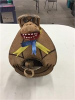 Carved coconut monkey penis