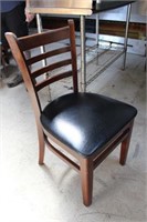 Wood Dining Chairs, Cushioned Seat