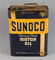 Vintage Sunoco 2 Gallon Oil Can