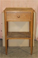 1-Drawer Wooden Stand (shows wear)