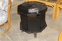 Octagon Top End Table with scratched top (as is)