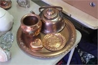 One Lot of Copperware