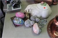 One Lot of Rabbit Related items