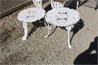 (2) Wrought Iron Patio Tables