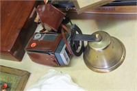 Kodak Automatic 8mm Camera & Brass Bell