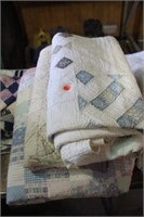 (2) VIntage Hand Made Quilts, Modern Quilt