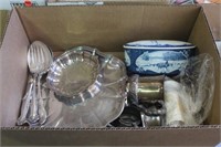 One Lot of Silverplated & Chrome Items