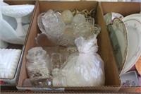 Box Lot of EAPG & other Glassware