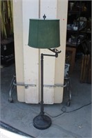 Metal Bridge Floor Lamp with shade