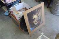 One Lot of Misc. Prints & Metall Wall Hanging