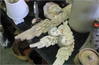 Wooden Angel Wall Plaques