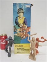 STA-LOX Bricks & 3 Vintage Marx Figurines