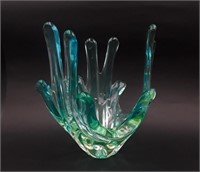 RARE CHALET URANIUM  ART GLASS