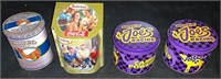 4 metal Camel & Other Collector Tins