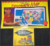 2 Board Games Vintage Yahtzee & Other