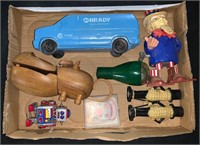 Mr Peanut & Uncle Sam and Others Toy Lot