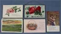 Assorted Postcards Incl. Real Photo & WWI