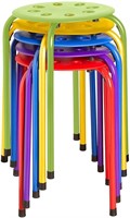 Norwood Assorted Color Stacking Stool Set