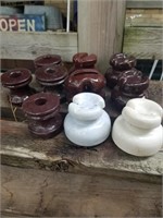 Lot of ceramic insulators