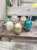 Vintage glass insulators