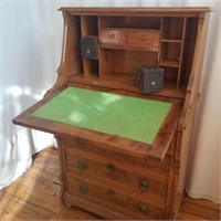 Victorian antique secretary desk