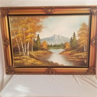 Landscape painting on canvas