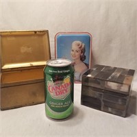 Vintage collections Tray,Cigarrete box/Jewel box