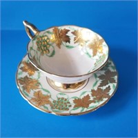 Royal Stafford Cup and Saucer La Vigne D,or