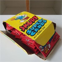 Smurf super-cards with bubblegum