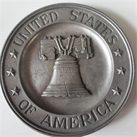 1972 collector plate United State of America