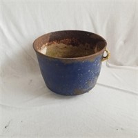 Old Cast-iron bowl container