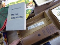 Welding books & vintage ad cap