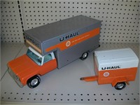 Uhaul truck and trailer model
