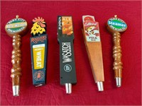 LOT OF 5 LOCAL MICRO BREW BEER TAPS
