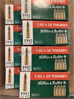 400 rounds 7.62 x 25 Tokarev